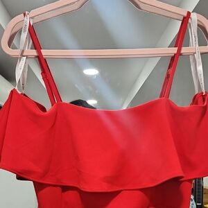 Bisou Bisou Vibrant Red Dress